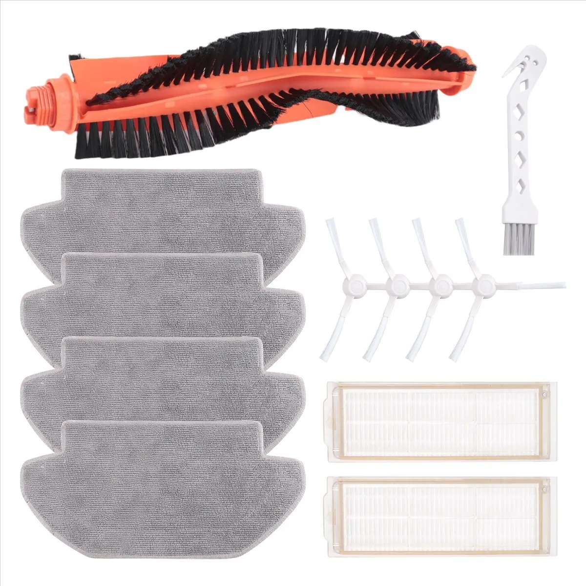 A31I لـ Xiaomi Mi Robot Vacuum Mop 2S / Mop Pro/Mop P/Robot Vacuum S12/S10 EU/STYJ02YM فرشاة جانبية رئيسية فلتر Hepa ممسحة قماش