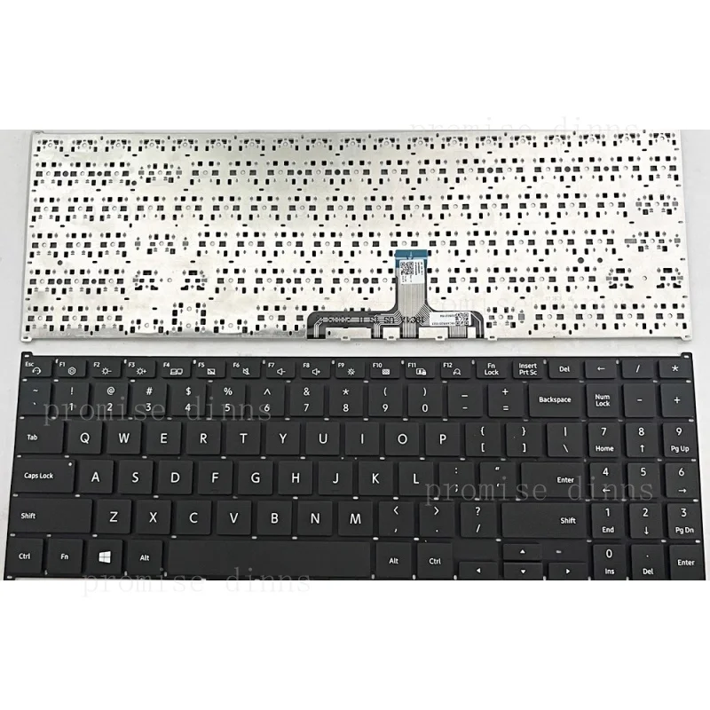 M   Laptop English US Keyboard For Samsung Plus 2 550XDA NP550XDA Black