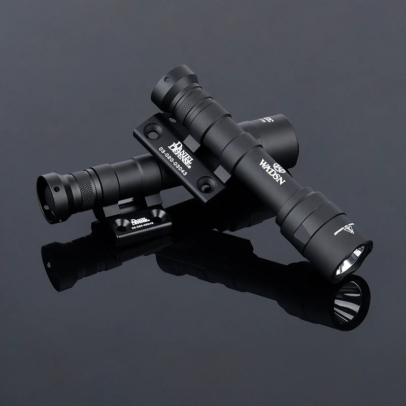 Tactical Surefir SF M300 M600 Flashlight White LED Hunting Airsoft Scout Light Metal Offset Base Fit Mlok Keymod Rail Accessorie