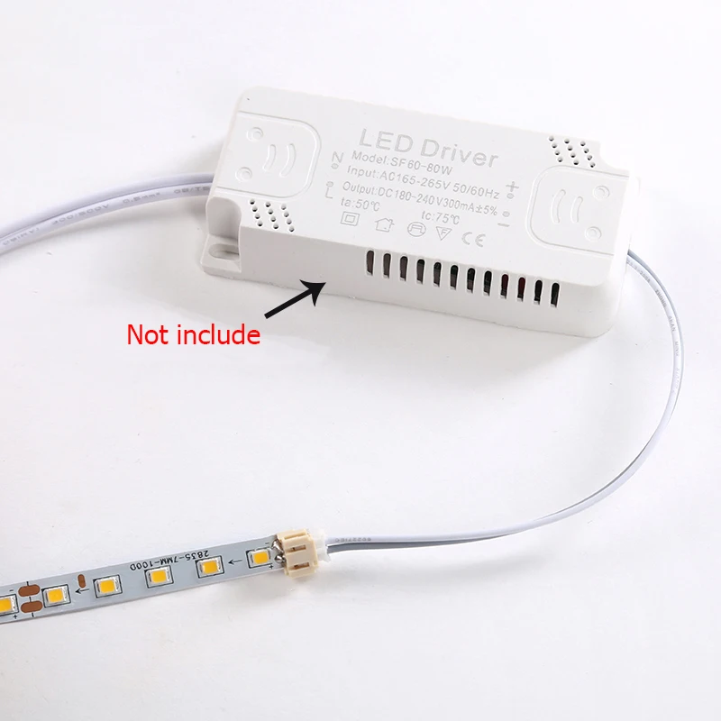 3 متر LED قطاع SMD2835 7 مللي متر سمك 5B10C 100D شريط LED 51-60 واط تيار مستمر مرنة LED قطاع مع عصا الشريط.