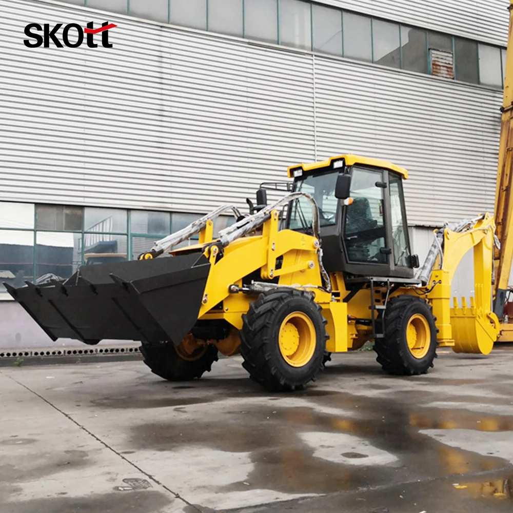 

Backhoe Loader Independent Front Rear Working Arm CE Certified Multi Functional Agricultural Building Engineering Machinery