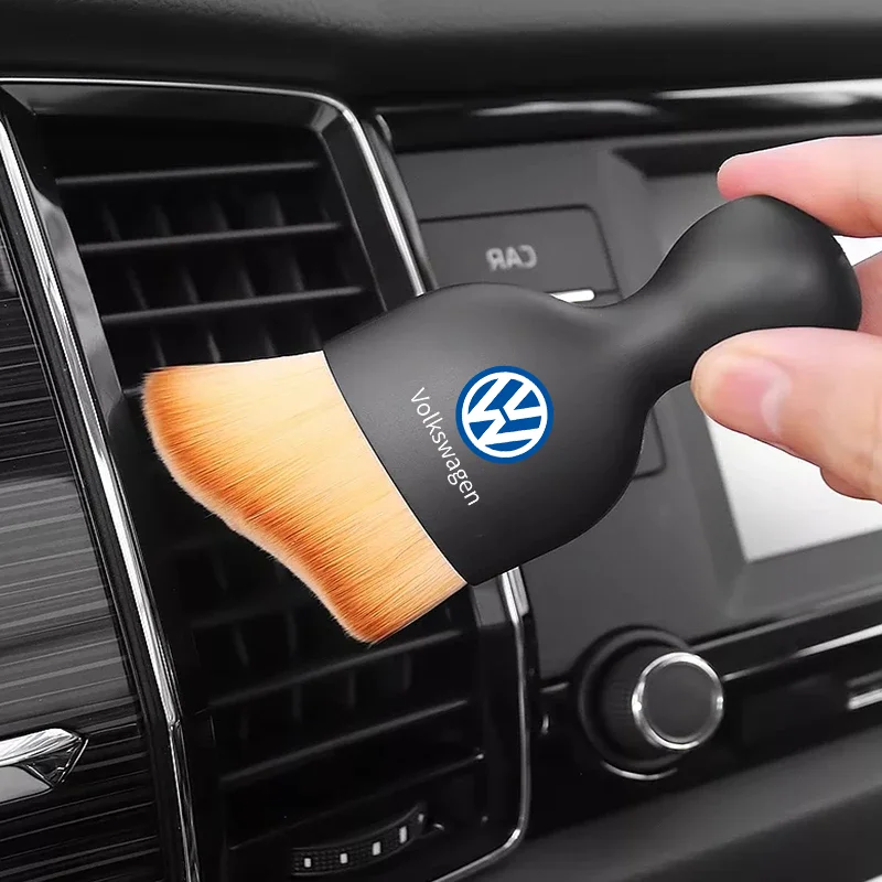 Car Interior Cleaning Brush Car Crevice Dust Removal For Volkswagen VW Golf MK4 6 7 A4 5 6 Voyage ID6 ID7 Tiguan mk1 Accessories