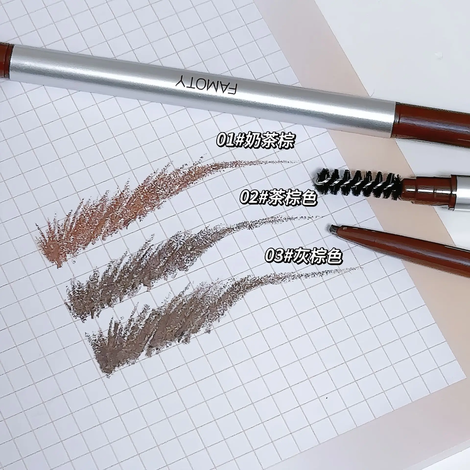 الصلب الأساسية قلم الحواجب الوشم مقاوم للماء الفن تينت عالية اللون تقديم ماكياج الخشب العين الحاجب القلم محسن أداة التجميل #6