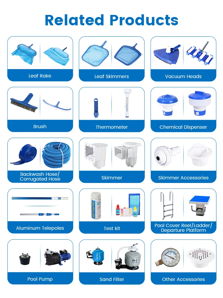 13cm Standard Swimming Pool Cleaning Brush Pool Wall Brush Pool Cleaning Tool Accessories