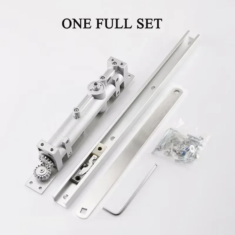 Heavy Duty 120Kg Concealed Door Closer Aluminum Alloy Hydraulic Cushioning for Wood Fire Rated Commercial Silent Hinge