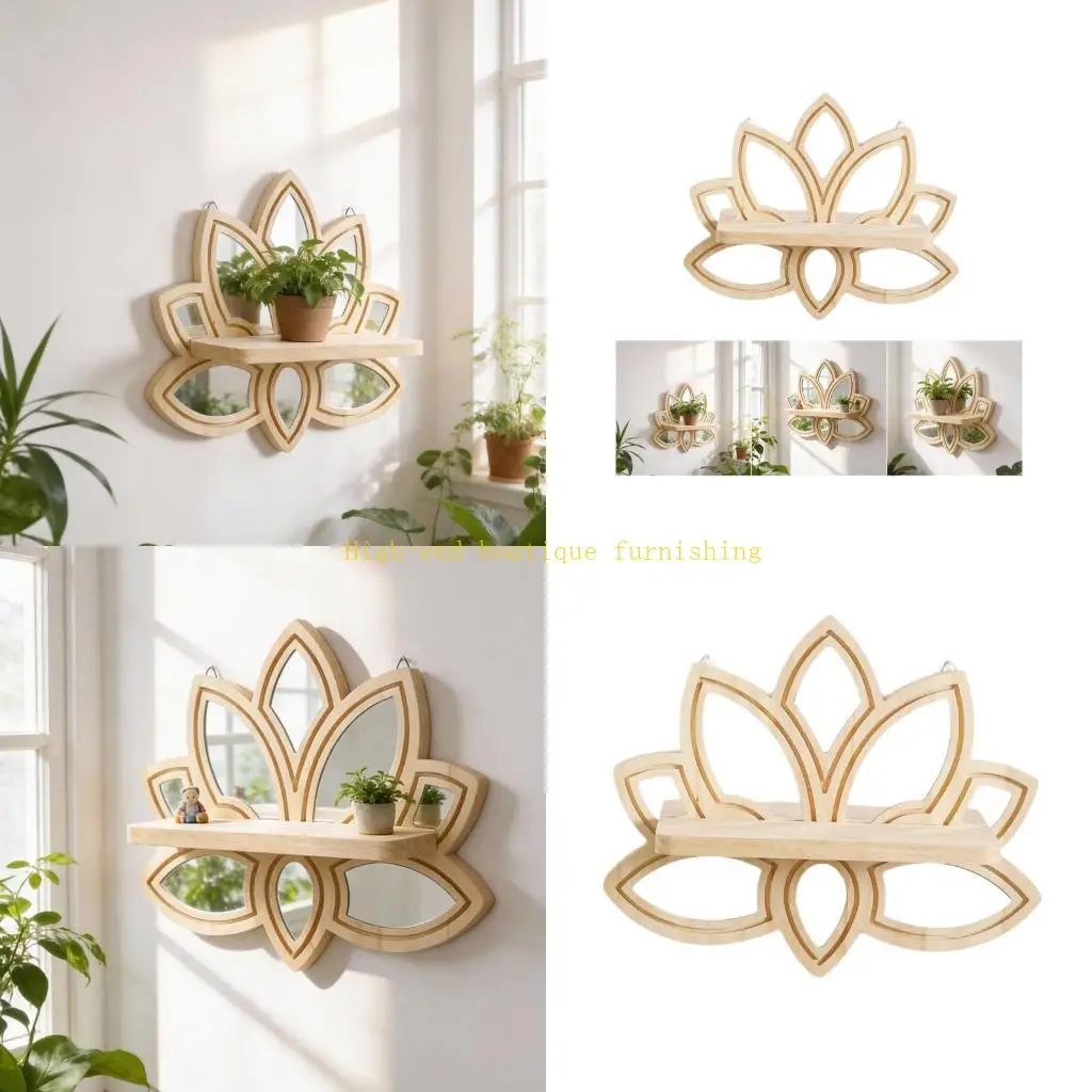 

L9NB Wall Pocket Planter for Greenery Dried Flower Hanging Vase Wall Planter