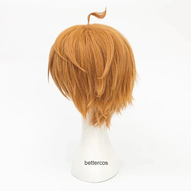 

Tartaglia Косплей 30 см Короткий Рождественский Коричневый Парик Косплей Аниме Парики Термостойкие Синтетические Парики + Бесплатная Кепка Для Парика XRBSDF2025