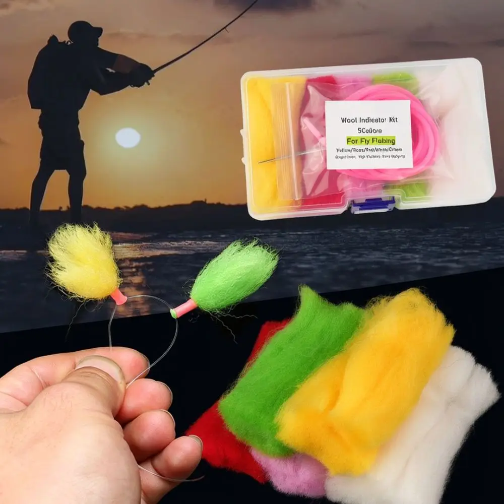 Fly Fishing Wool Floats Colorful Yarn Strike Indicators For For Binghefly Tackle Improved Sensitivity Angling Tool