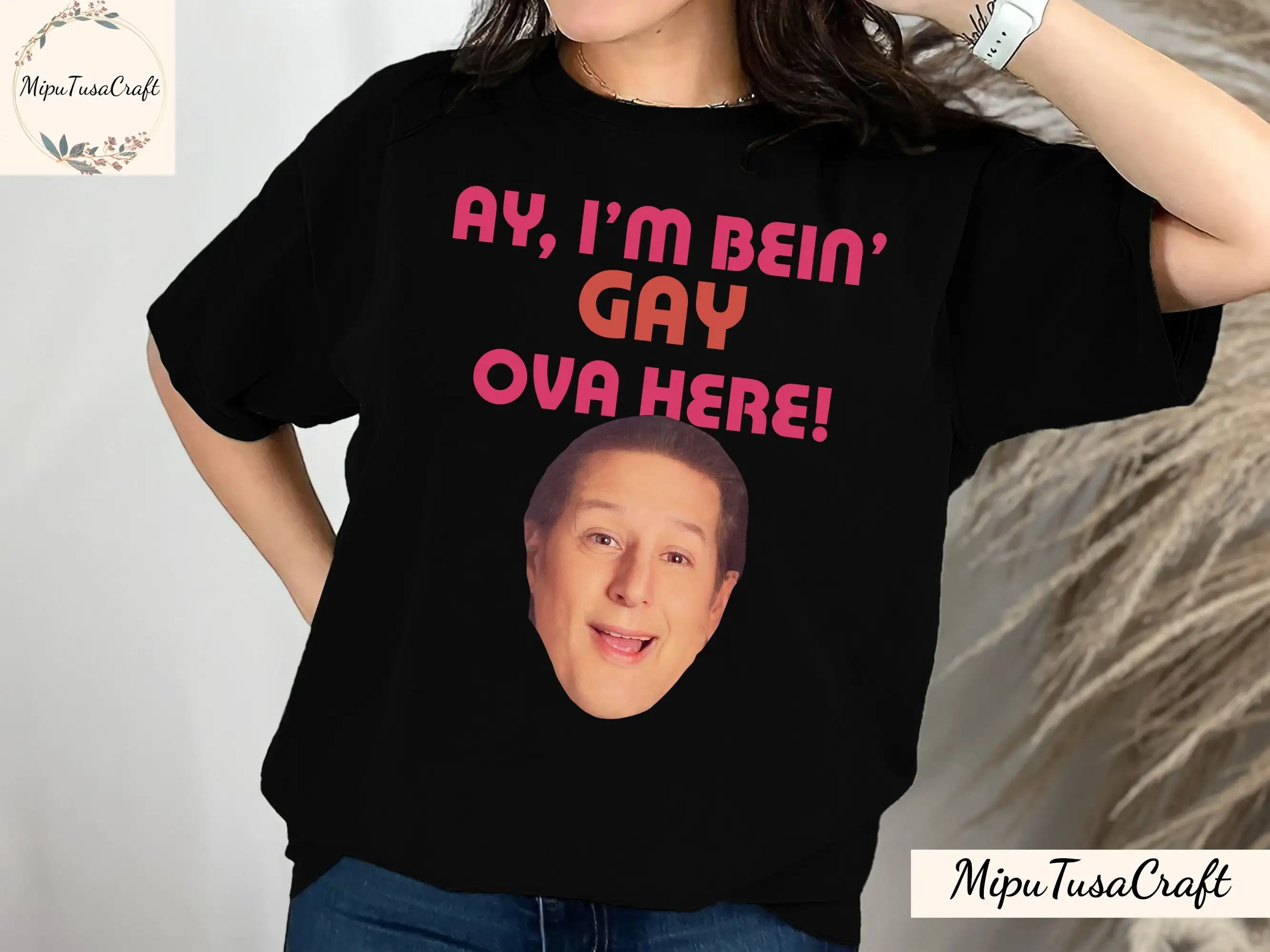 Anthony Atamanuik T Shirt Kaz Wwdits Spoilers Ay I'M Bein Gay Ova Here Trendy Sean Rinaldi Sweat