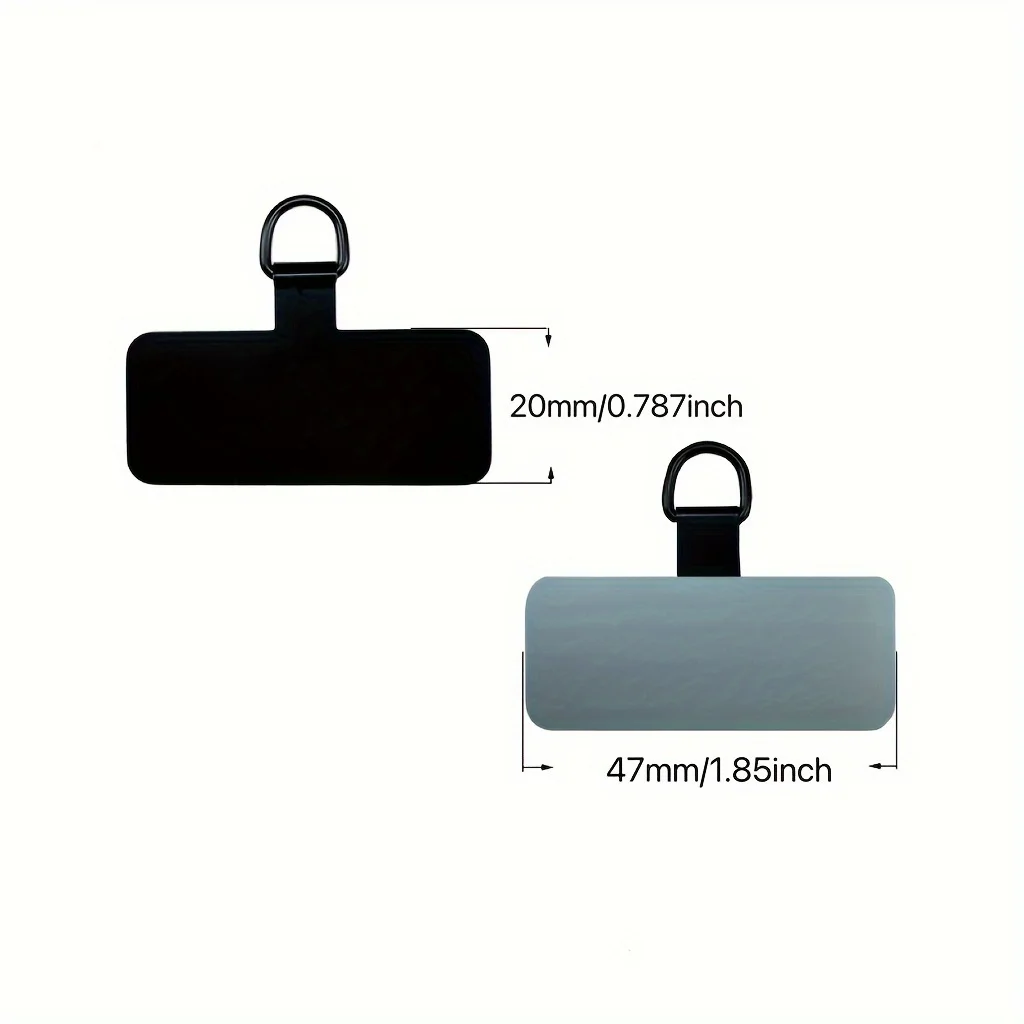 1pc Metal Universal Mobile Phone Lanyard Patch Metal Safety Ultra-thin Mobile Phone Strap Parts Skiing Running Climbing Special