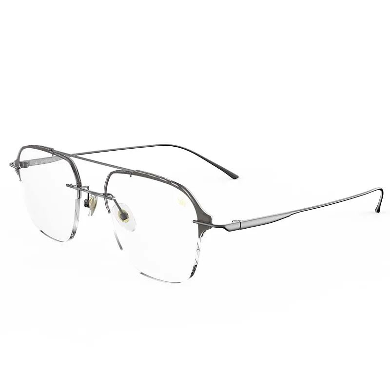 

New Design Rimless Unbreakable Reading Glasses Thin Presbyopic Glasses Anti-fatigue Light Eyewears Glasses for Men