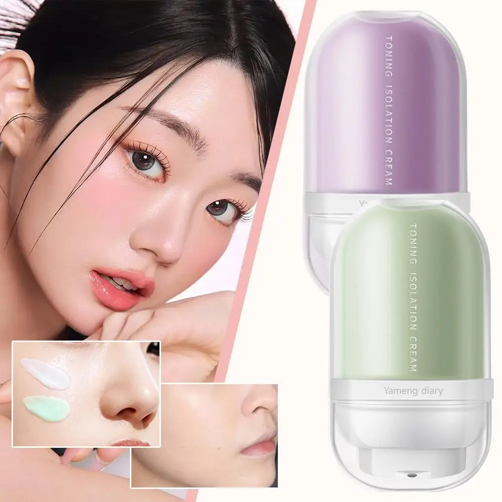 Color Change Isolation Cream Sunscreen Base Before Makeup Moisturize And Replenish One Isolate In Three Concealer G2N5