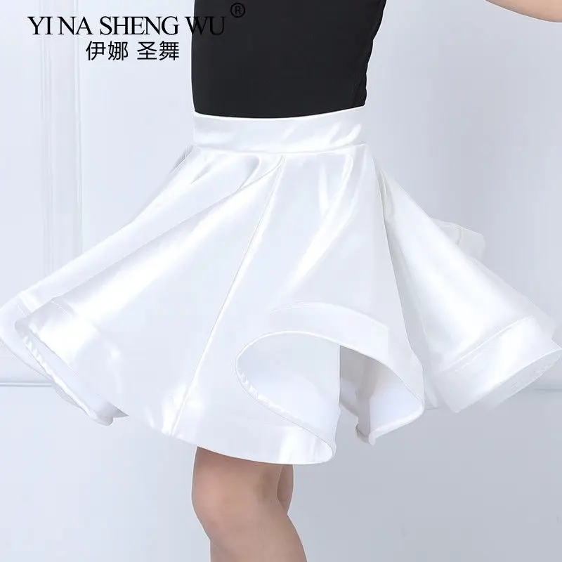 子供用ラテンダンススカート女の子プロフェッショナルラテンサルサダンス競技練習衣装子供モダン社交ダンスウェア