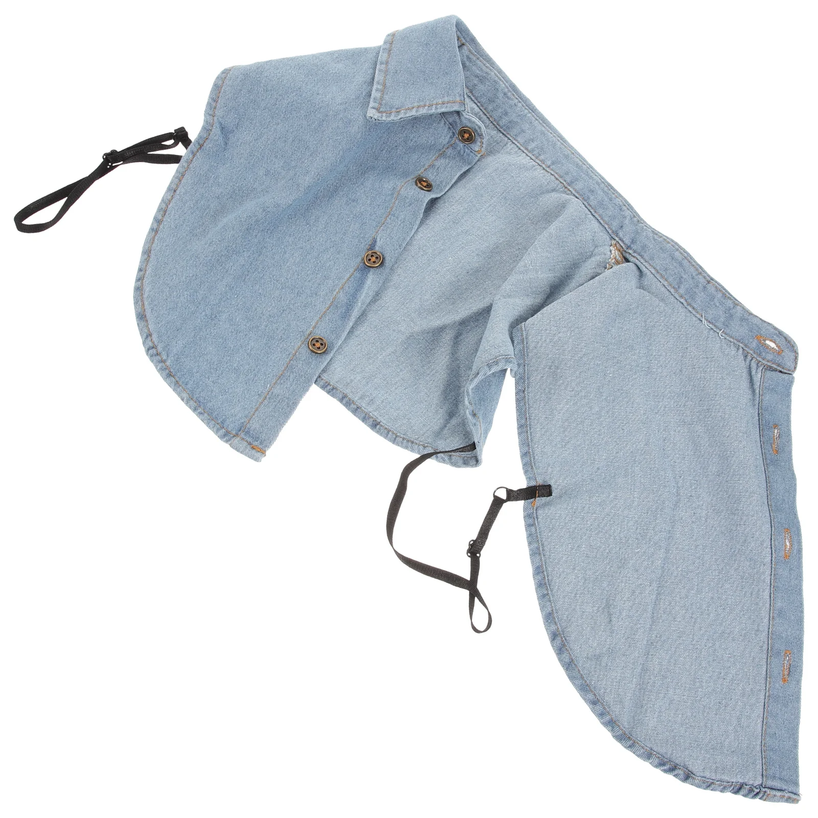 Camisa de algodón con cuello falso para mujer, cuello falso desmontable a la moda, Ideal para la playa, camiseta sin mangas, blusa, prendas de vestir exteriores, collares falsos