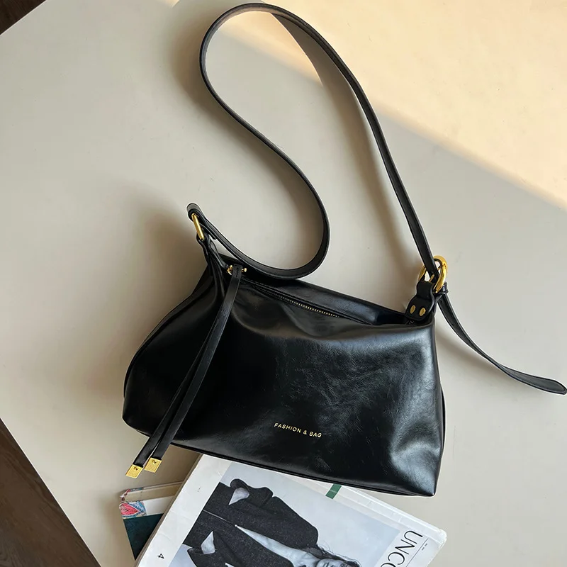 

2025 Minimalist Luxury Multifunctional Handbag for Women - Niche Design Soft Leather Shoulder & Crossbody Bag