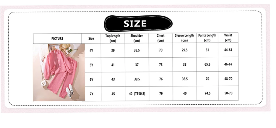 Mädchen Sets 4-16 Jahre Hemd Langarm Mantel + Lose Beiläufige Lange Hosen Für Mädchen Koreanischen Stil Anzüge sommer Mode Kleidung Sets – Detail 1