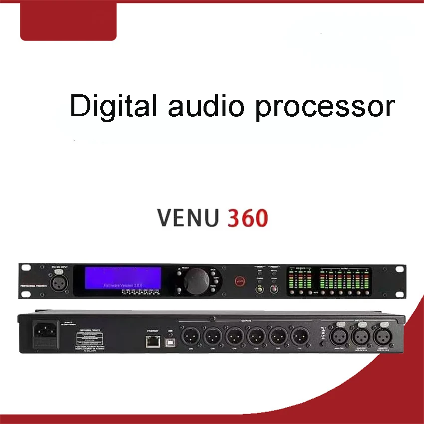 

360-ступенчатый аудиопроцессор, оригинальное программное обеспечение Pro, стойка для аудиодрайвера, профессиональный аудиопроцессор с динамиком