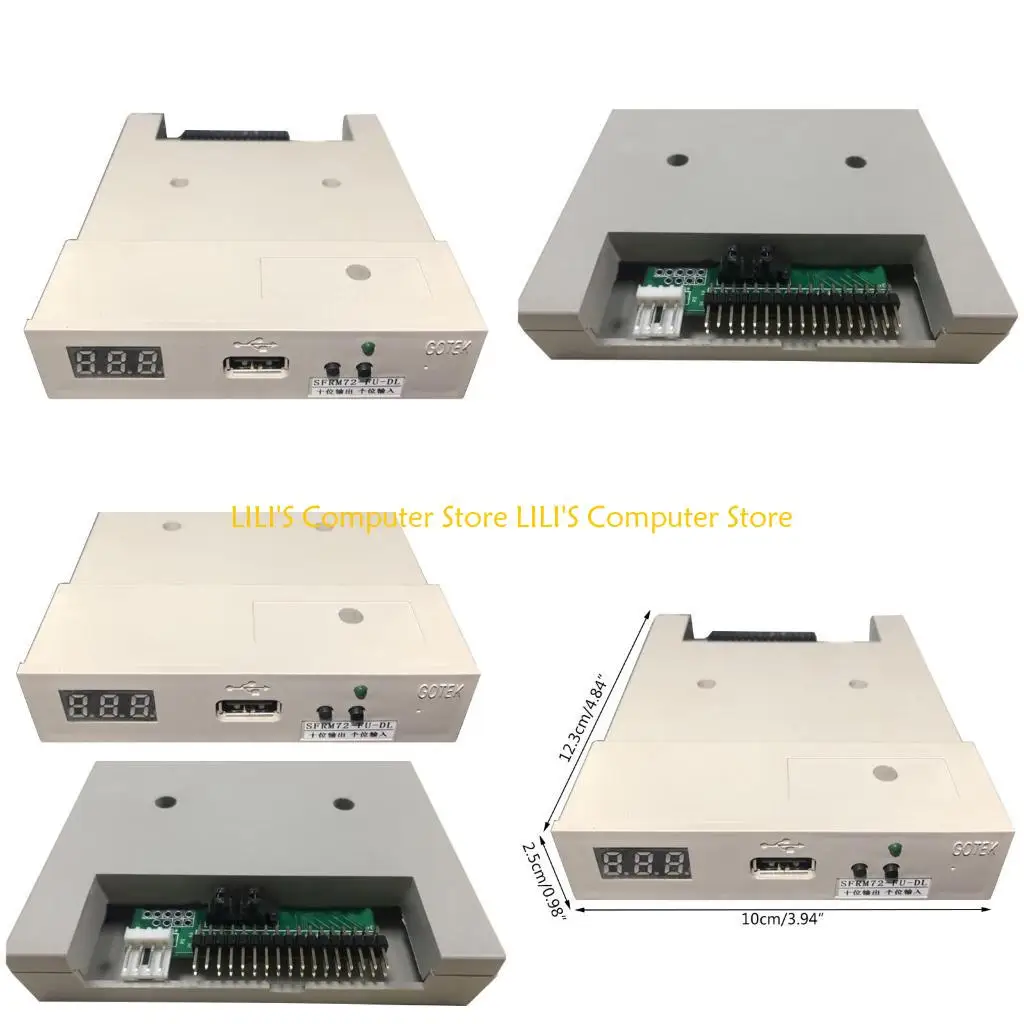 

A52B SFRM72-FU-DL 720KB Floppy Drive USB SSD 32 Bit Portable Floppy Drive Emulator