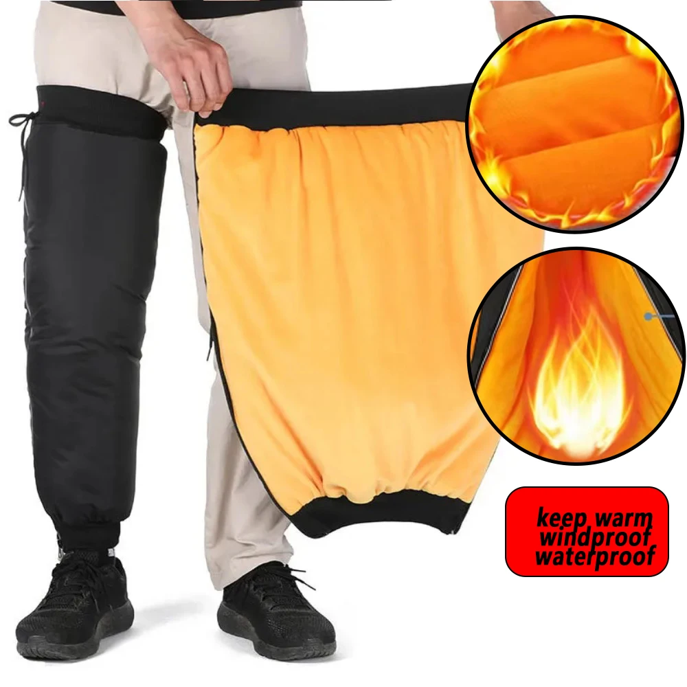 

Winter Waterproof Leg Cover Knee Pads Cycling Leg Warmer Motorcycle Knee Pads Thicken Warm Waterproof Fleece Windshield Quilt