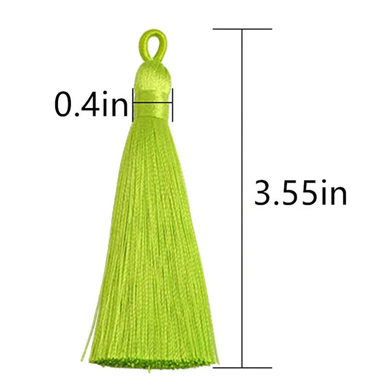 5/10 sztuk 8cm ręcznie robiony pompon moda miękkie frędzle z pętli jedwab wielu kolor pomponem szczotka do tworzenia biżuterii DIY zakładki Craft