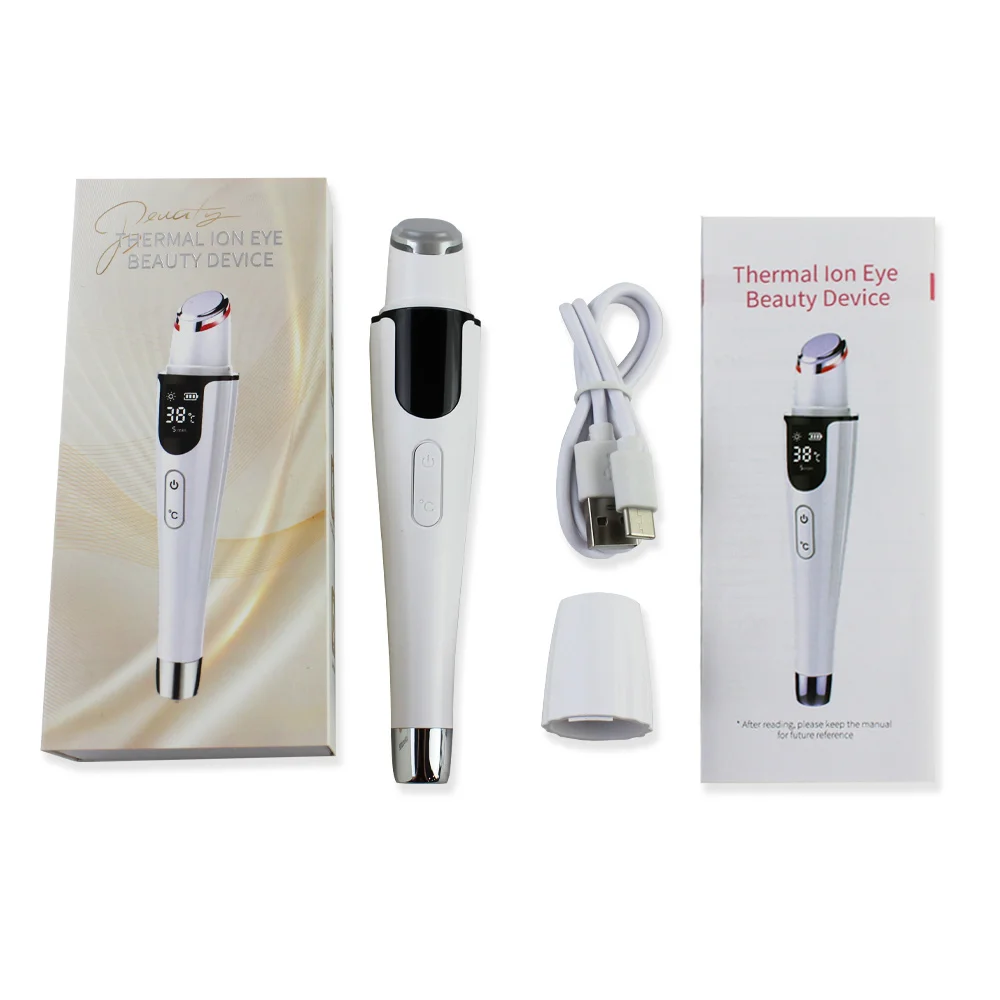 

Red Light Therapy Electric Eye Massager Skincare Screen Display Dark Circle Anti- Wrinkles Eyes Wand
