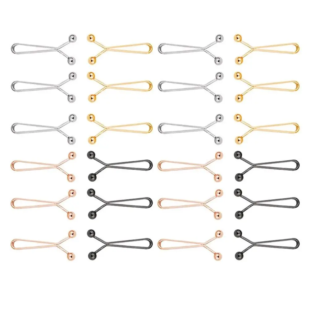 Exquisite No-Snag Hijab Clip High Quality DIY Sewing Hooks Scarf Buckle Fixing Scarf or Headscarf Alloy U-Shaped Scarf Clip