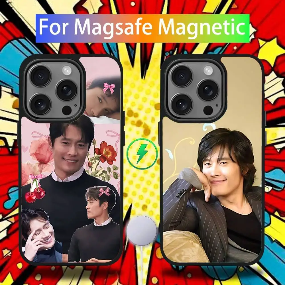 

B-Byung H-Hun Lee Phone Case For iPhone 16,15,14,13,12,11,Pro,Max,Plus,Mini,SE4,E Magnetic Magsafe Wireless Charging