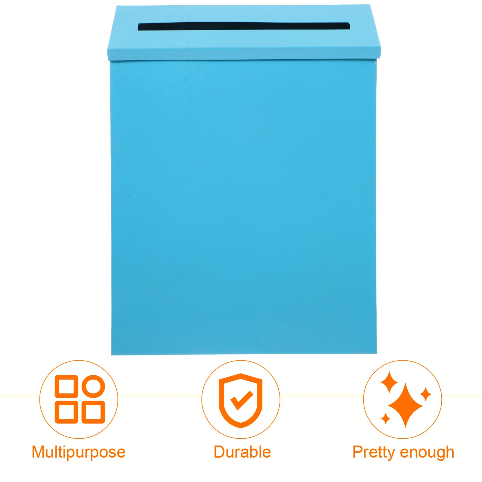 

Vintage Iron Mailbox Retro Style Letter Box Wall Mount Post Box Outdoor Garden Decor Mailbox Wall Mount Suggestion Box,