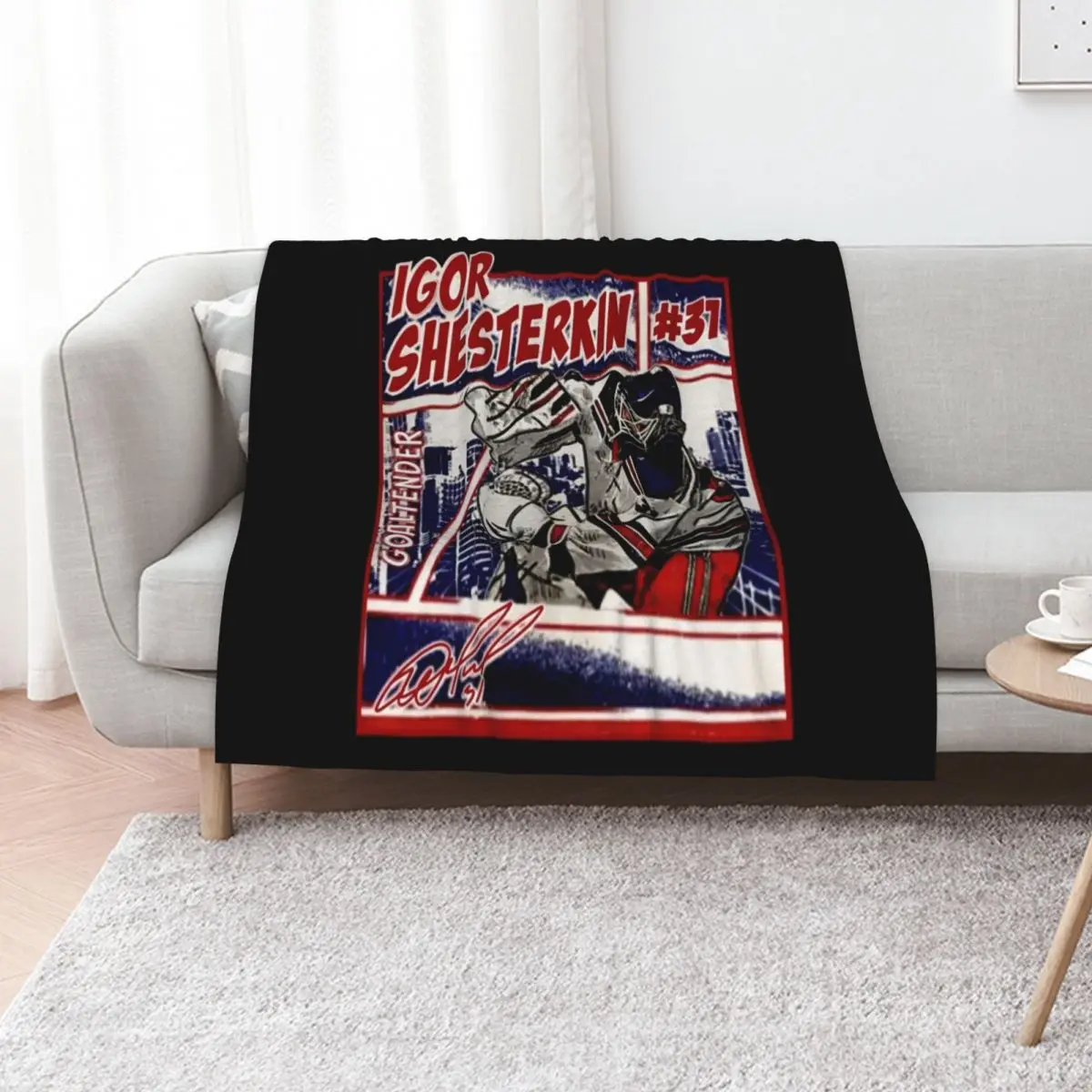 

Igor Shesterkin Throw Blanket Sofas Cute Plaid Soft Big Blankets For Bed Blankets