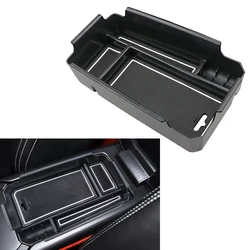 For Volvo XC40 2021 Car Central Armrest Storage Box Organizer Center Console Flocking/ABS Organizer Containers Holder