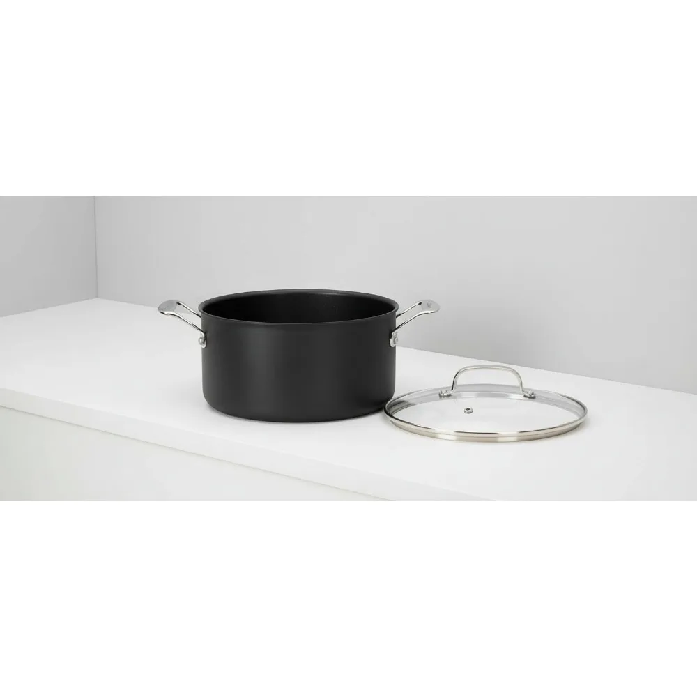 

6-Quart PFAS-Free Ceramic Nonstick Stockpot with Lid - Healthy Cooking, Easy Clean, Durable for Home Chefs