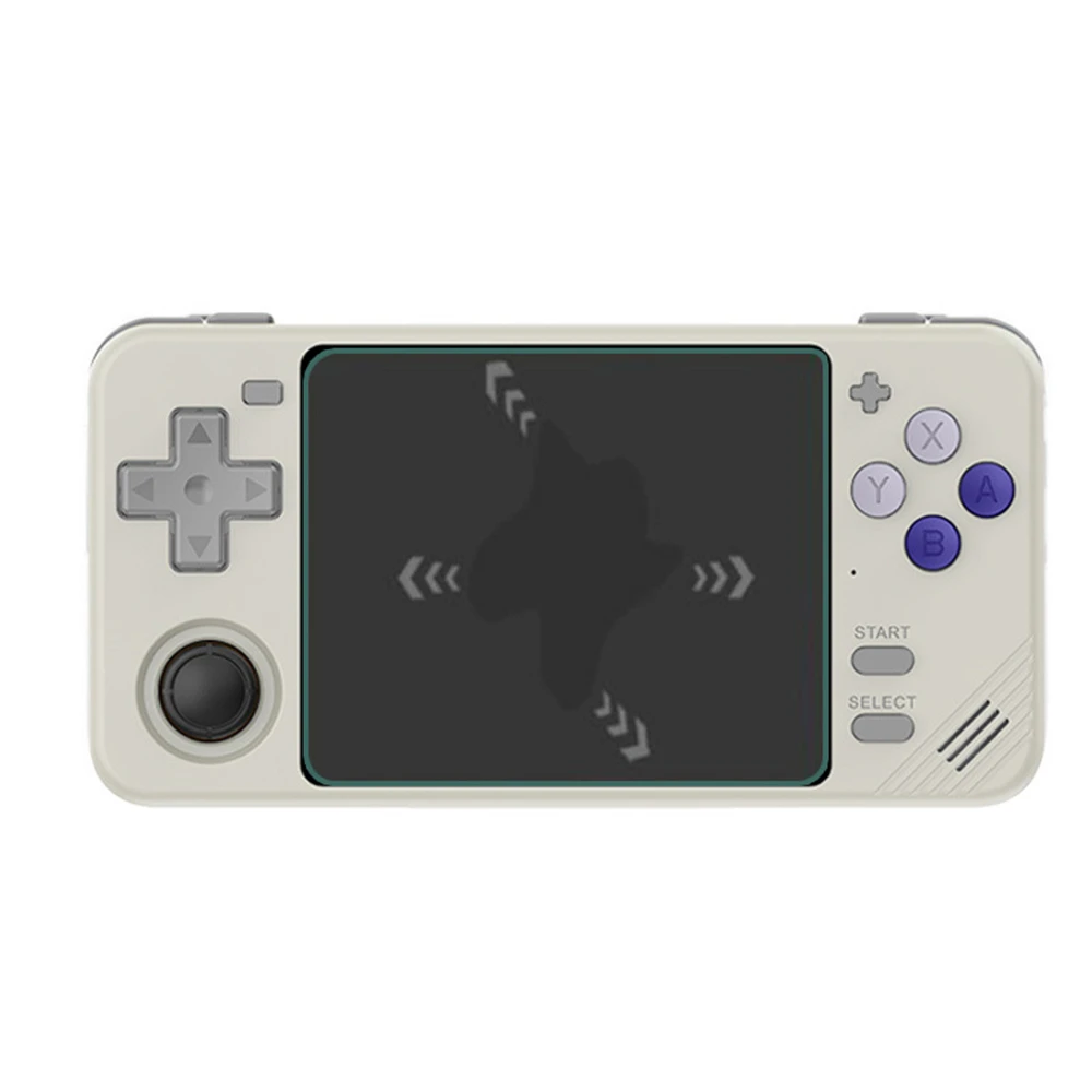 ป้องกันหน้าจอป้องกันฟิล์มสําหรับ Powkiddy RGB10X เกมคอนโซล 9H กระจกนิรภัยใส