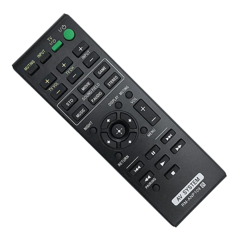 RM-ANP109 Remote Control Replacement for Soundbar System EZW-RT50 HT-CT260H HT-CT260HP HT-CT260W EZWRT50 HTCT260H