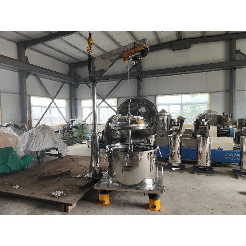 Industrial Juice Centrifuge Plate Type Centrifugal Machine Automatic Unloading Centrifuge Separator for Solid Liquid