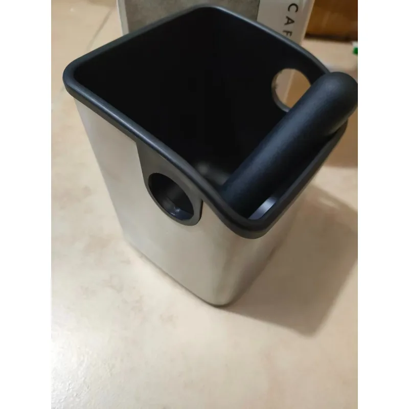 Coffee Knock Residue Bucket Stainless Steel Bar Powder Residue Box Household Coffee Machine Large Capacity Storage Residue Bucke
