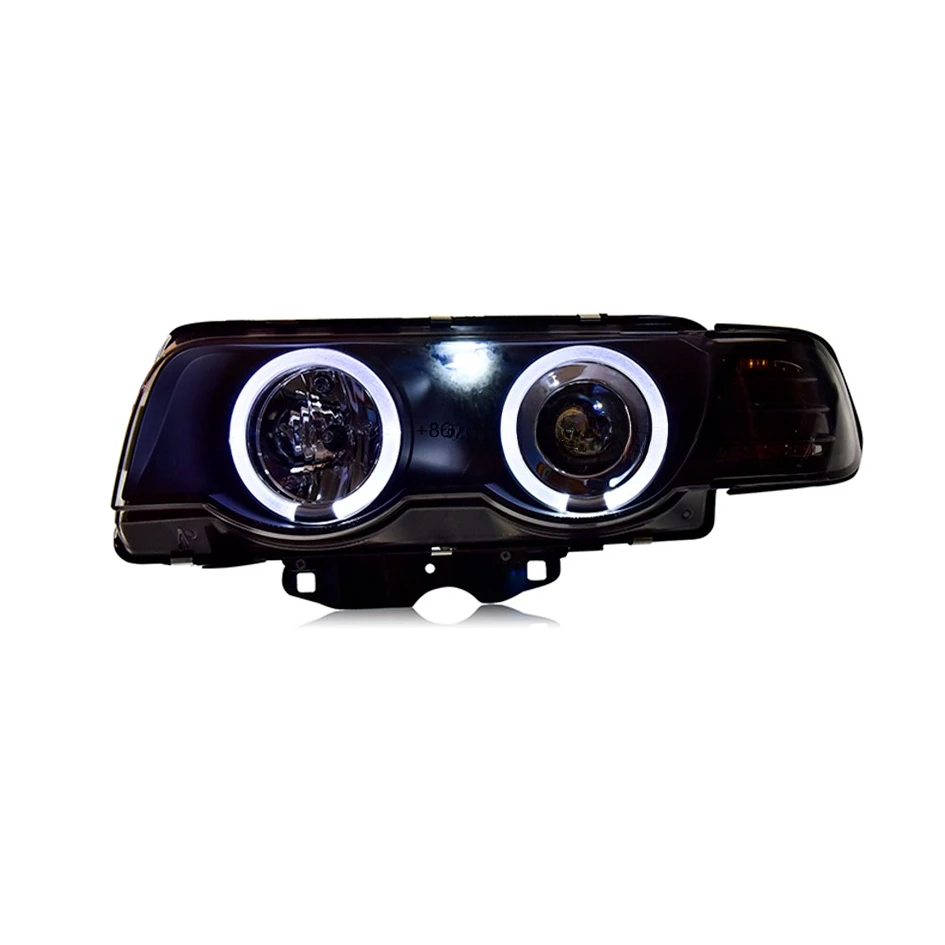 

1995 2002 E38 7 Series 728 730 Headlights Upgraded to New Modified Style Full Light Emitting Diode Automotive Headlights