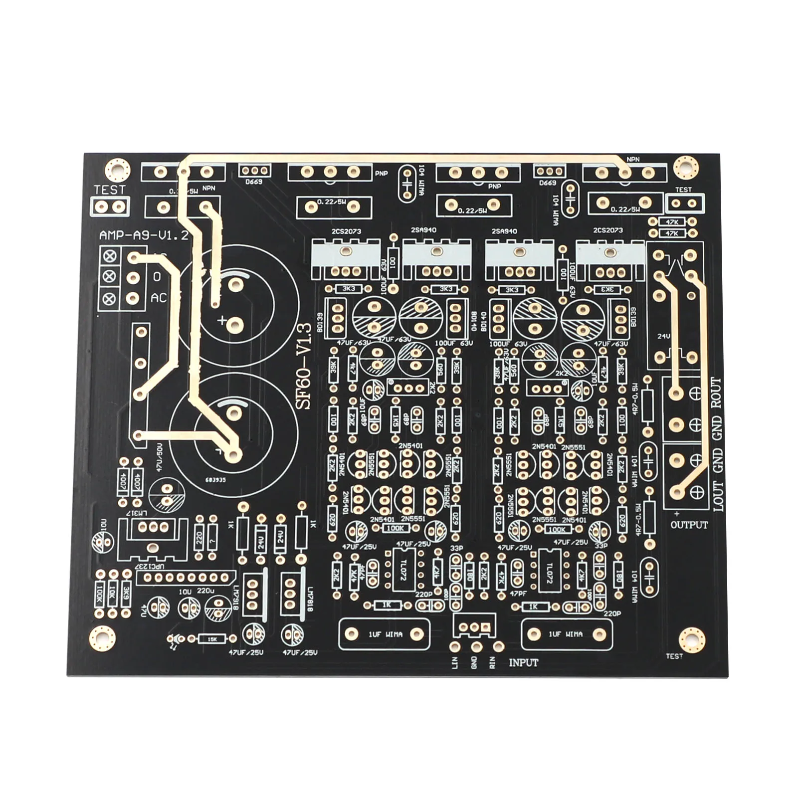 

M4 Power amplifier Bare PCB Base on Sugden SF60 circuit 150W+150W