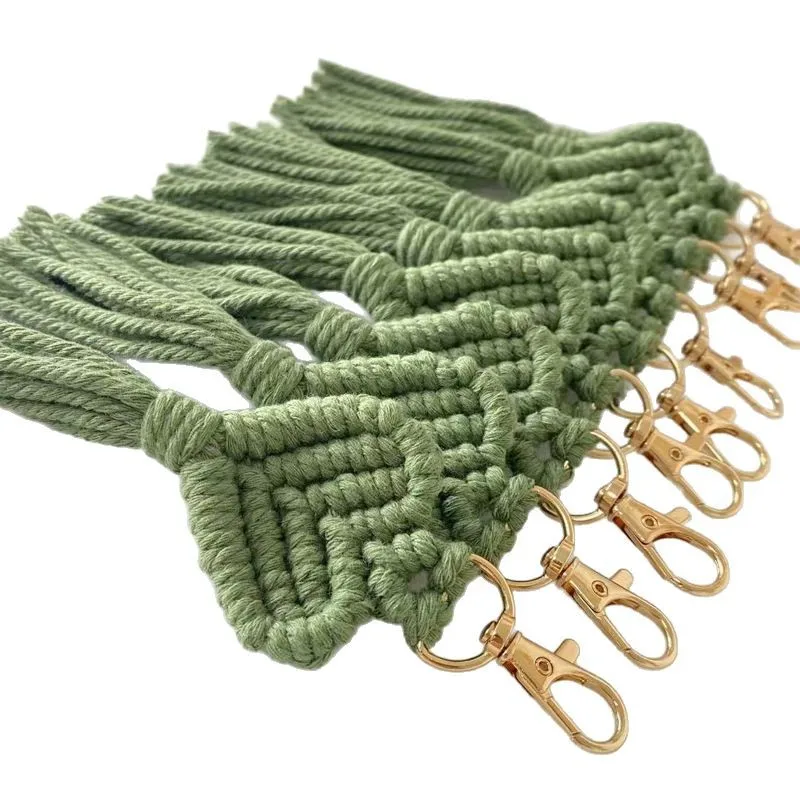 CX hand-woven retro pastoral style, love bag pendant key pendant