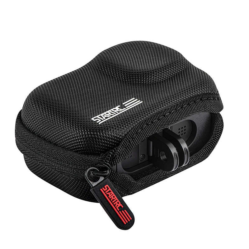 Mini Storage Bag For DJI Osmo Action 4 3 Camera Protection Zipper Carrying Case Wirst Rope Hard Shell Scrachproof Handbag Kit