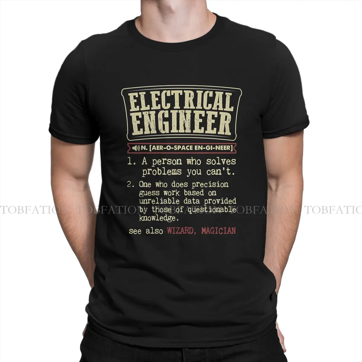 Engineer Electrical Electrician 100% Cotton TShirts Cool Definition Distinctive Men\'s T Shirt Funny 6XL