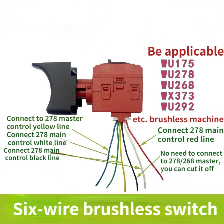 WU278 268 175 292 Brushless Switch for Rui-qi Brushless Machine EGD-3115Z