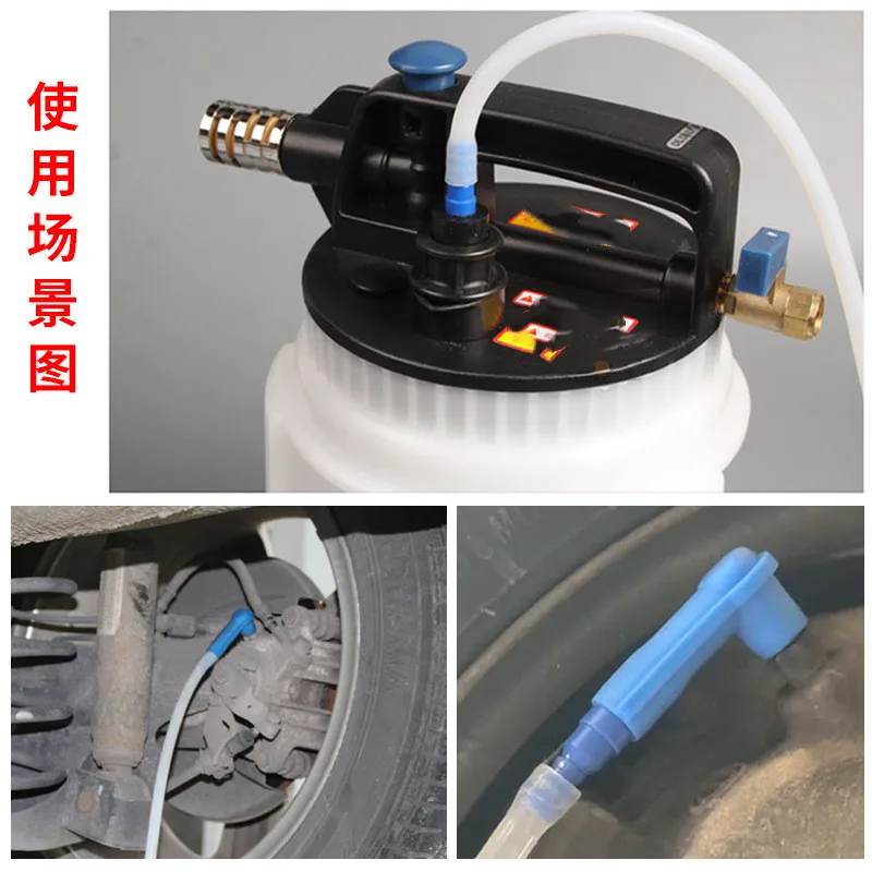 Car Brake Oil Changer Connector Oil Exchange Pump Oil Brake Kit Tool Empty Drained Oil Bleeder Auto Repair Accessoires