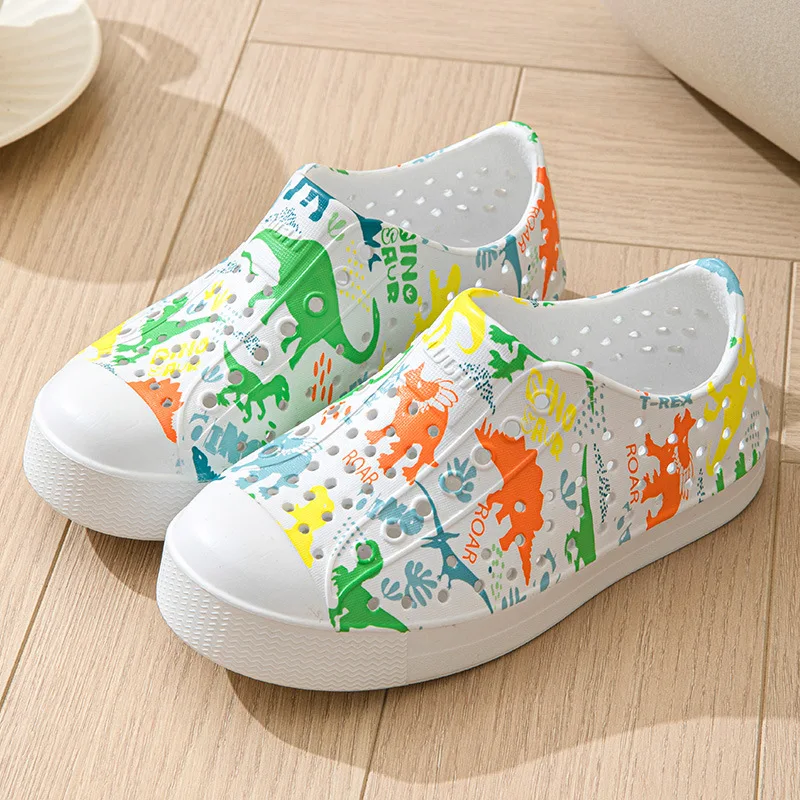 New Kids Clogs Boys Girls Soft Sole Beach Sandals Casual Breathable Water Shoes Toddler Children Sandals Beach Non Slip Durable
