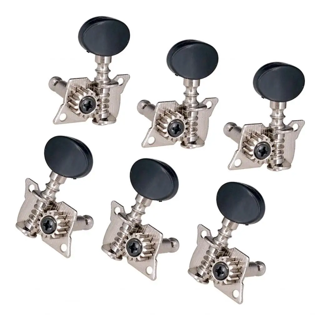 Guitar Open 3Right3Left Button Tuning Pegs Keys Tuners for Acoustic Guitar