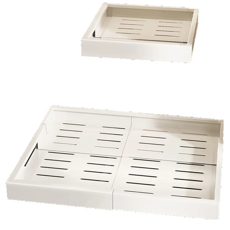 

Kitchen multi-functional seasoning rack, pull-out pot storage rack in cabinet, sink drawer telescopic pull basket