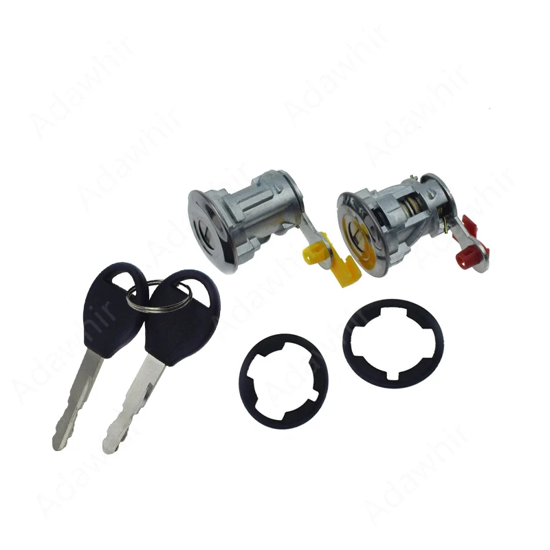 Door Lock Cylinder Keys Key Kit for Nissan Altima Frontier Pathfinder DL-121,H0600-3J125,H0601-3J125,H0600-3S500,H0600-3J185