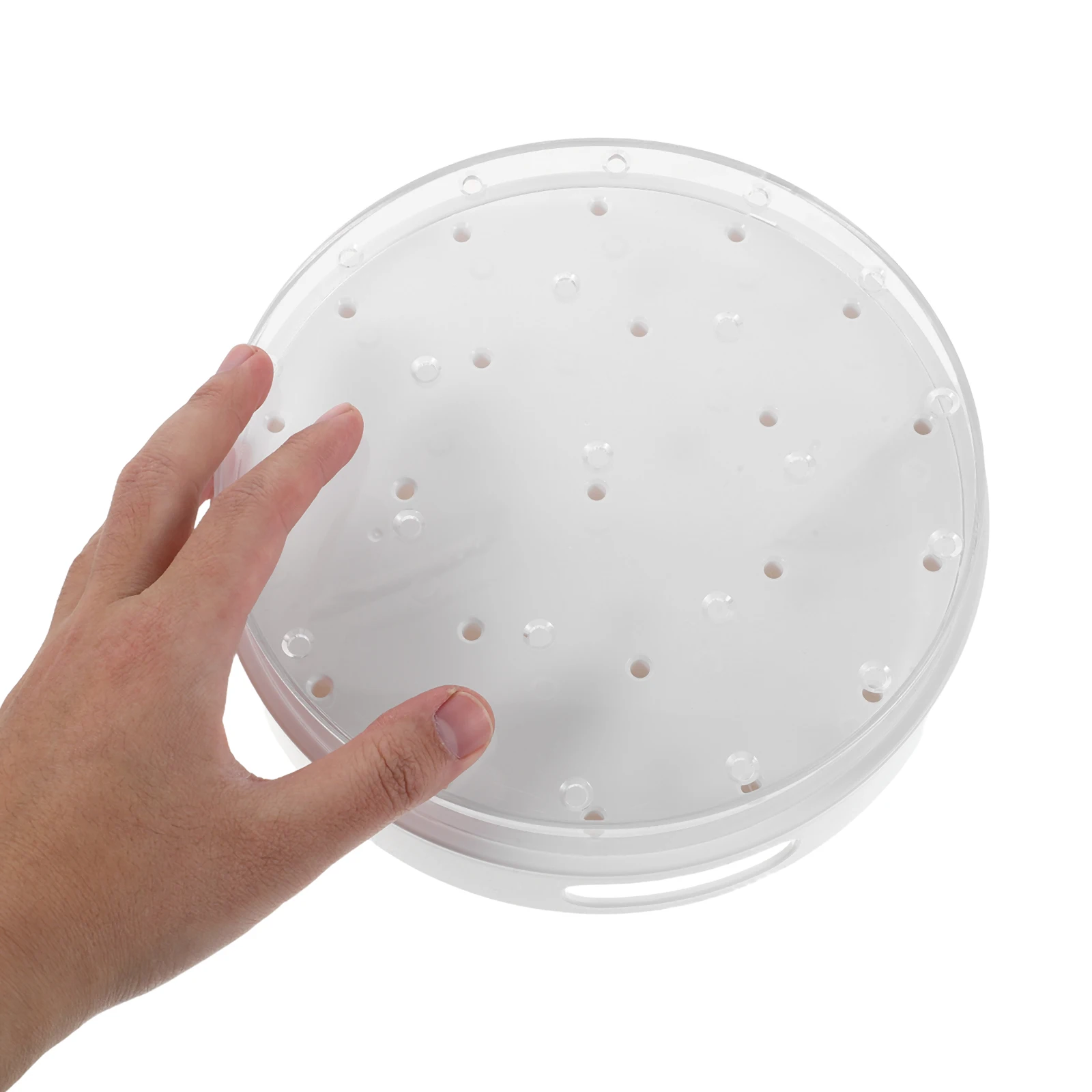 

22 Holes Acrylic Lollipop Display Stand Holder Transparent Round Sphere Candy Display Rack for Party Table Decoration