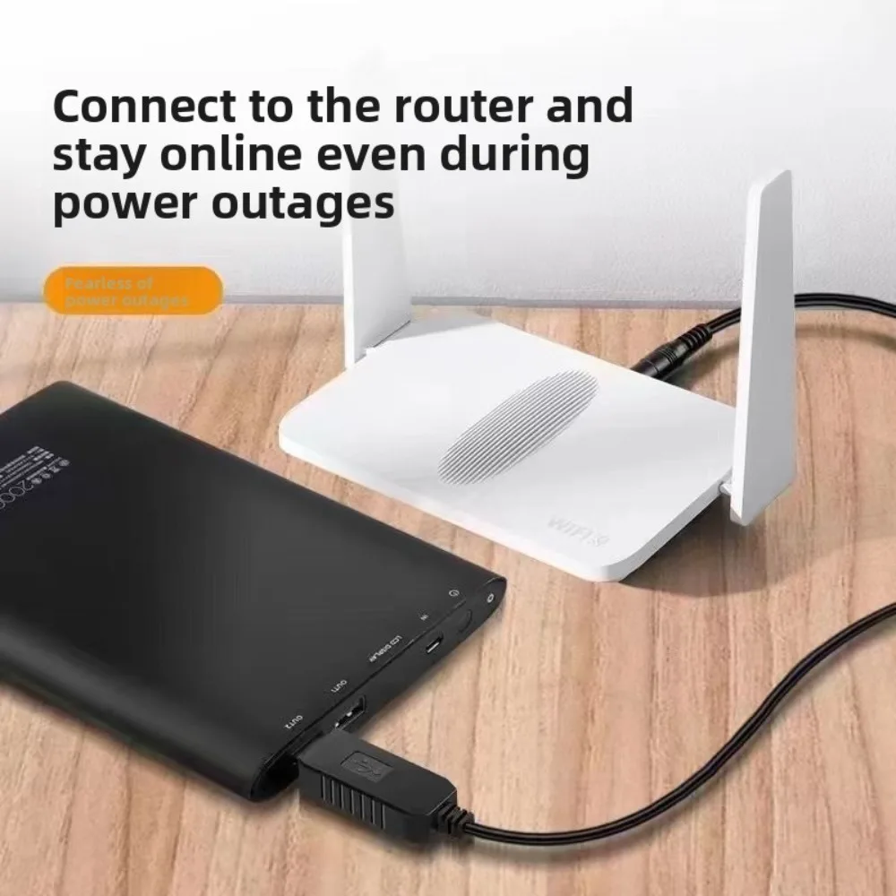 كابل تعزيز 12 فولت - كابل تحويل USB 5 فولت إلى 12 فولت/9 فولت، سلك طاقة USB إلى تيار مستمر لأجهزة التوجيه. لإمدادات الطاقة للجهاز،