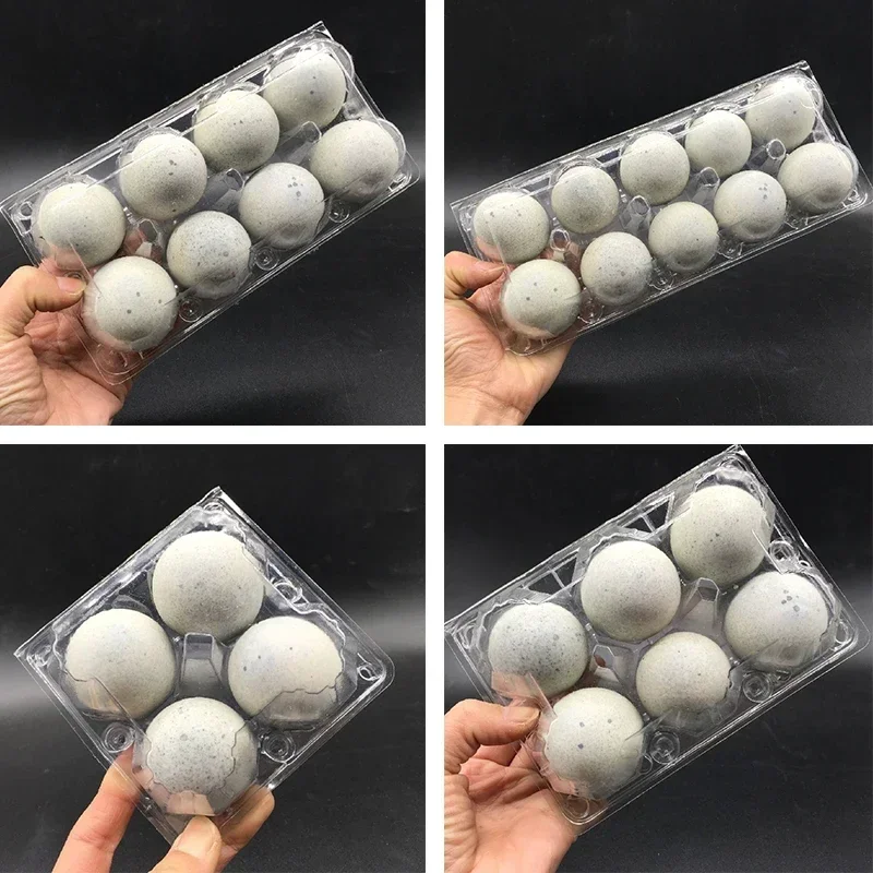 Clear Duck 's Egg Century Egg Plastic Tray Supermarket Originality Pack Box Collision Avoidance Stress Resistance Storage Boxes