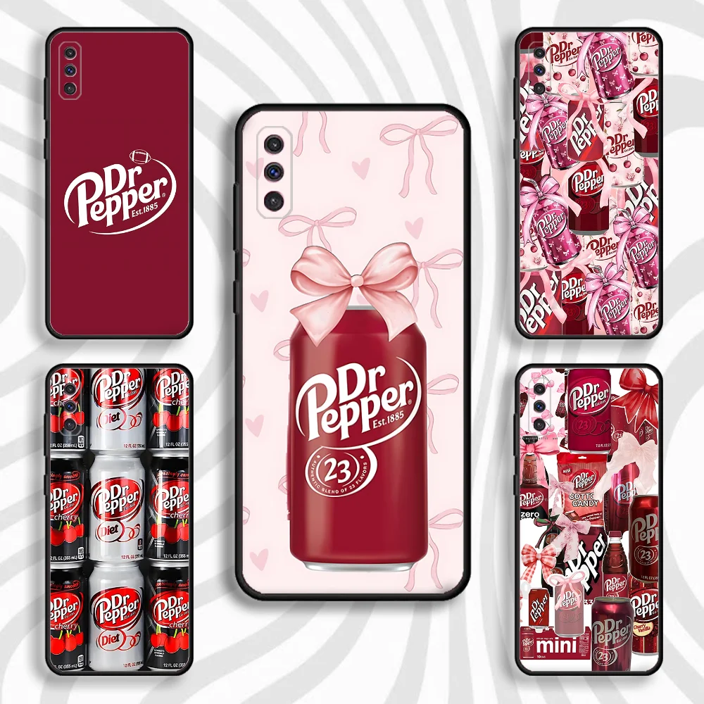 

Fshion Dr-P-Peppers Drink Phone Case For Samsung S 25,24,23,22,30,21,10,9,Ultra,Plus,Lite,FE,4,5 G Black Soft Case